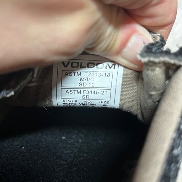 Volcom WOMEN 8W Black Cush Slipper Shoes Knit Slip-On Cushioned Sole VOLCOM-GRAY - Picture 6 of 6